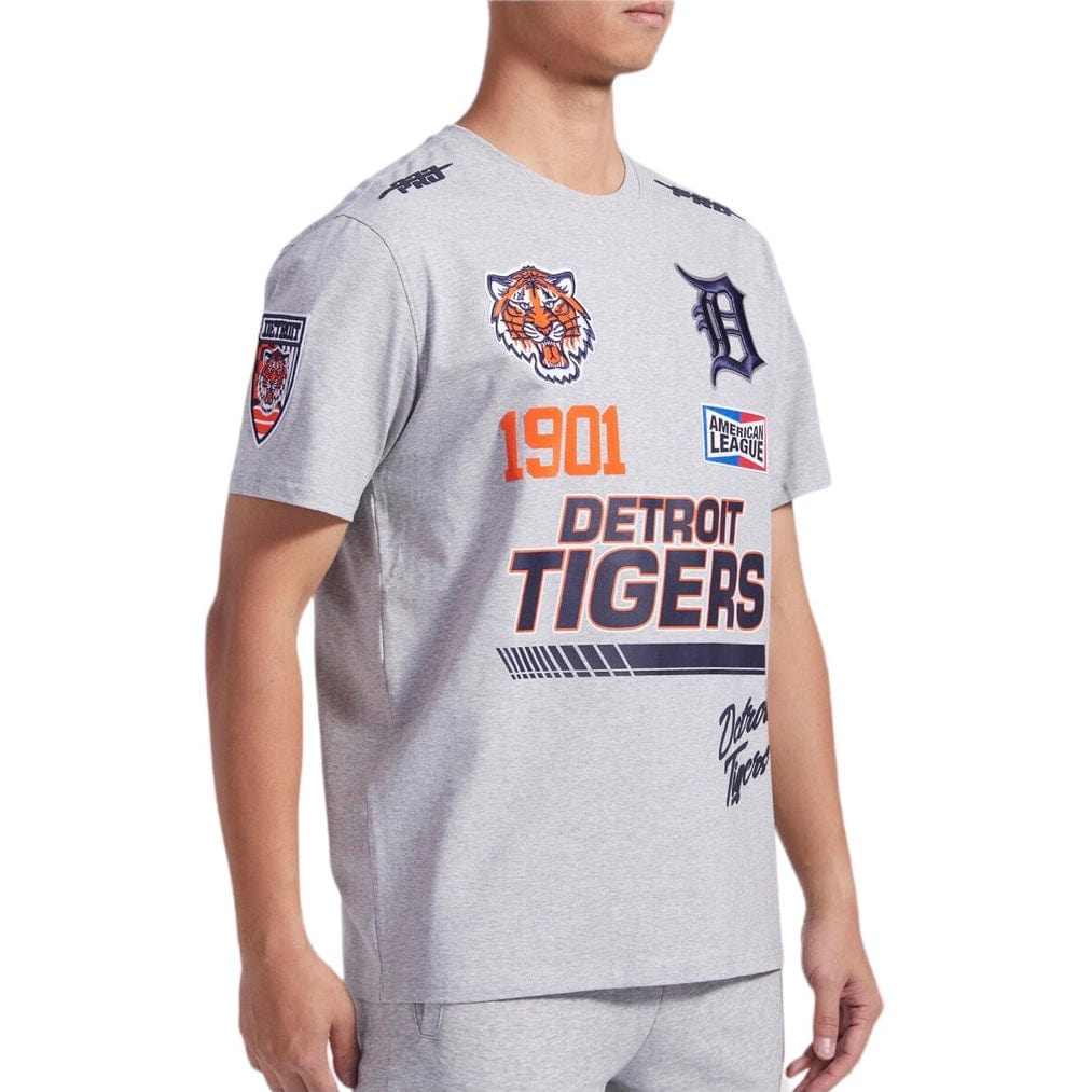 Pro Standard Detroit Tigers Fast Lane Multi Sj Tee (Heather Grey) - Image 2
