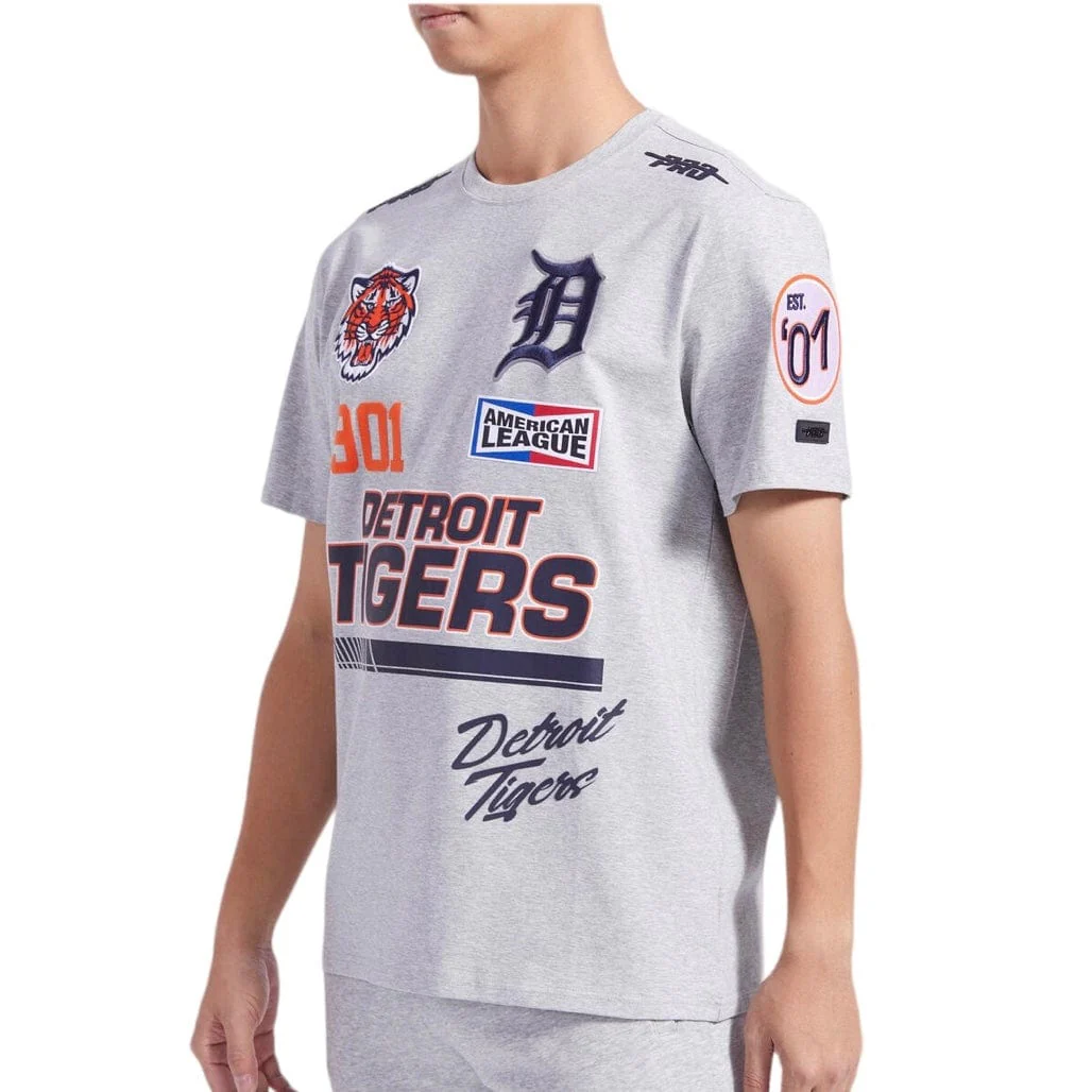 Pro Standard Detroit Tigers Fast Lane Multi Sj Tee (Heather Grey) - Image 3
