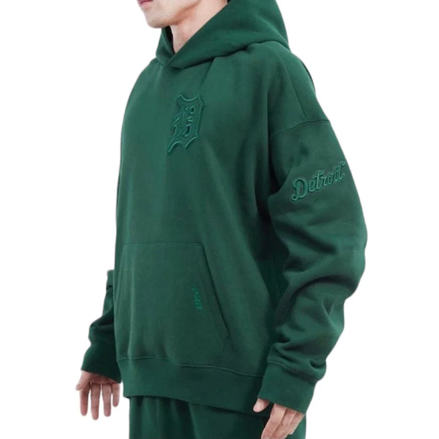 Pro Standard Detroit Tigers Fleece Pullover Hoodie (Forest Green) LDT537628-FOR - Image 2