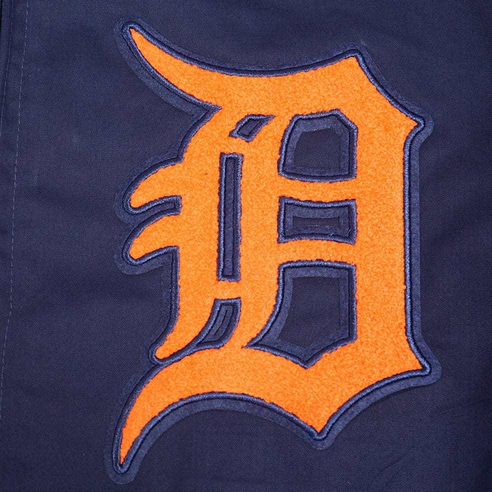 Pro Standard Detroit Tigers Living Large Twill Jacket (Midnight Navy) - Image 5