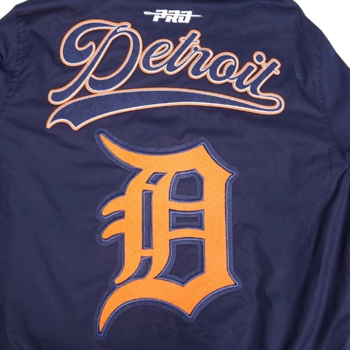 Pro Standard Detroit Tigers Living Large Twill Jacket (Midnight Navy) - Image 8