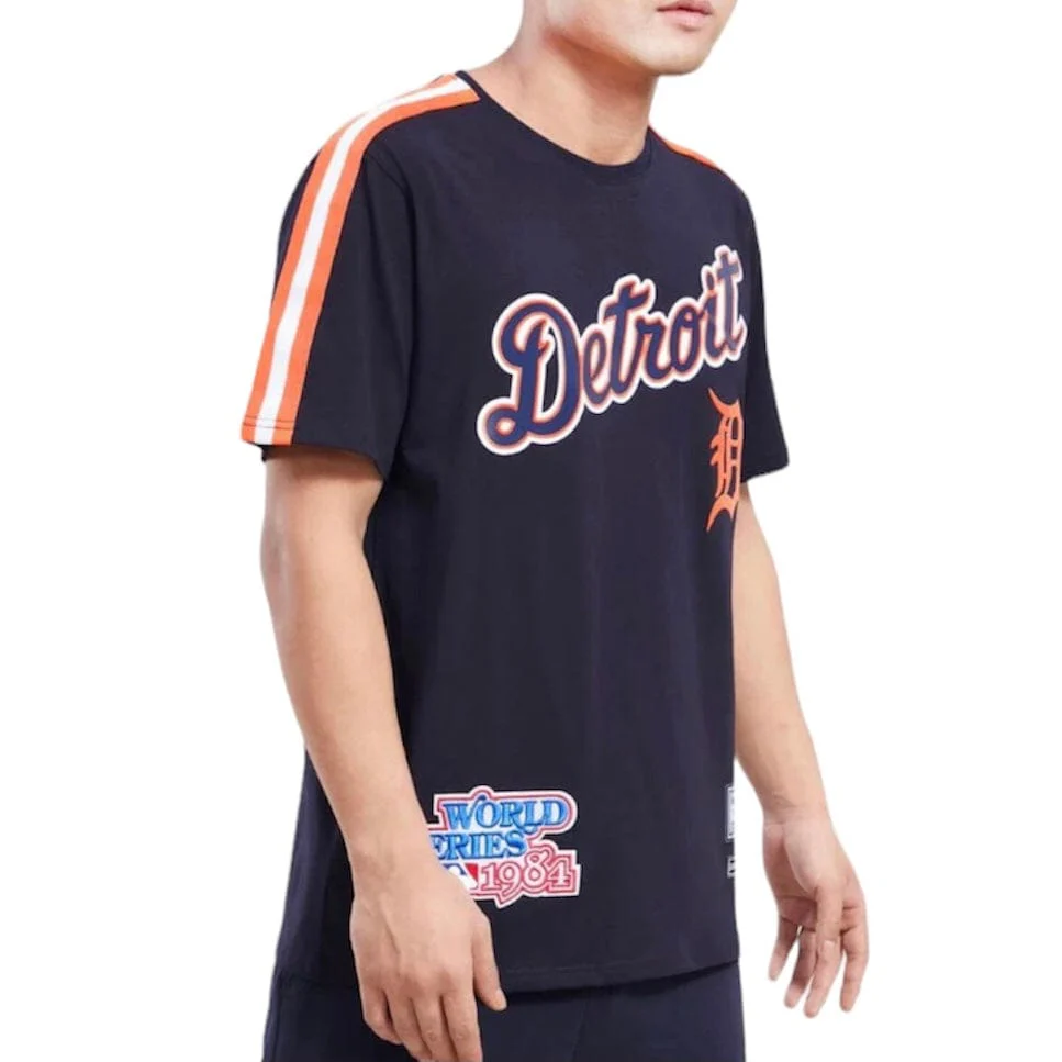 Pro Standard Detroit Tigers Pro Team Taping Shirt (Midnight Navy) LDT133616 - Image 2