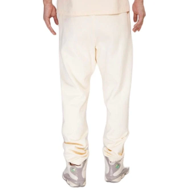 Pro Standard Detroit Tigers Neutral Relaxed Fleece Sweatpants (Eggshell) - Image 4