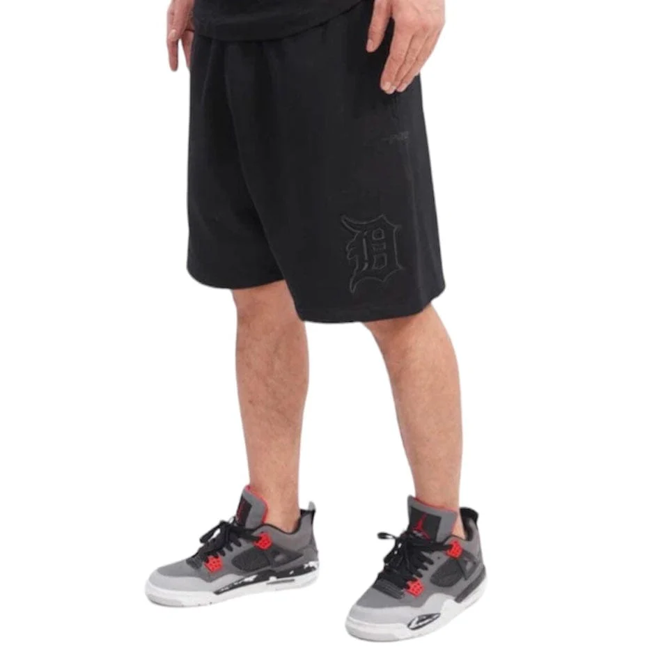 Pro Standard Detroit Tigers Relaxed Fleece Short (Black) LDT337632-BLK - Image 3