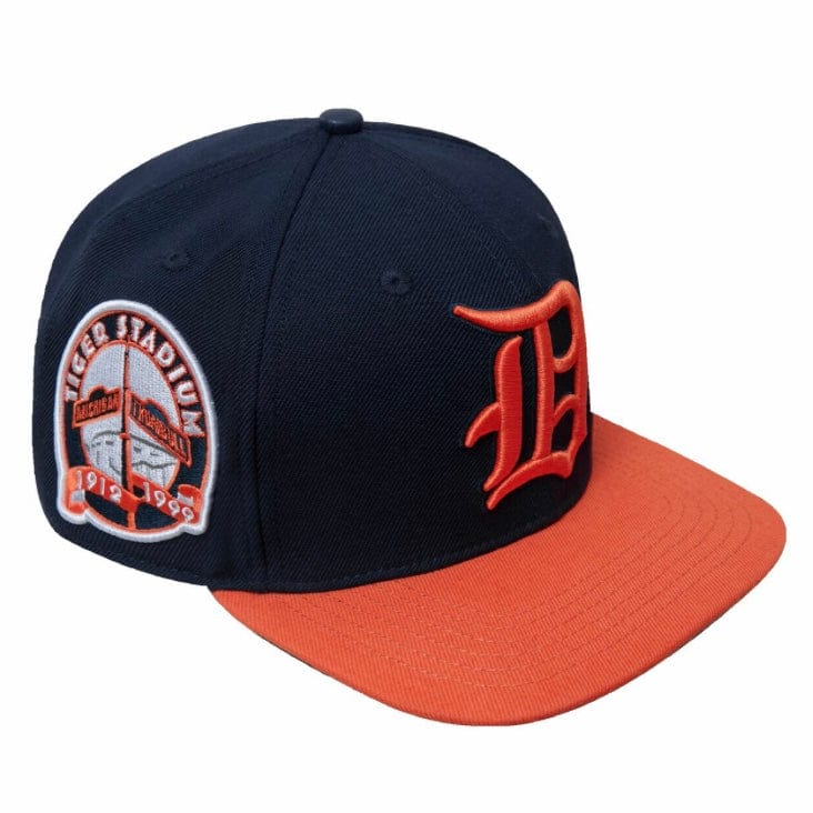 Pro Standard Detroit Tigers Retro Classic Primary Snapback (Navy/Orange) - Image 3