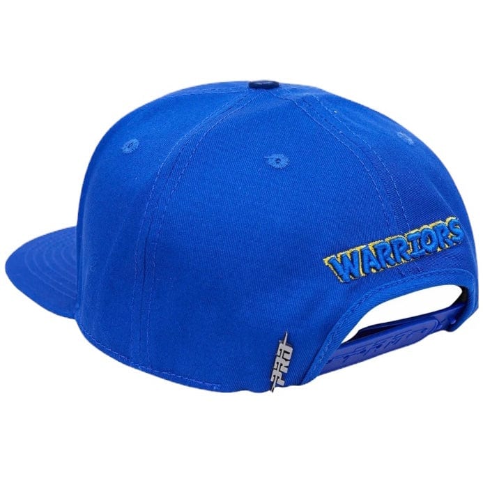 Pro Standard Golden State Warriors Logo Snapback Hat (Royal Blue) - Image 3