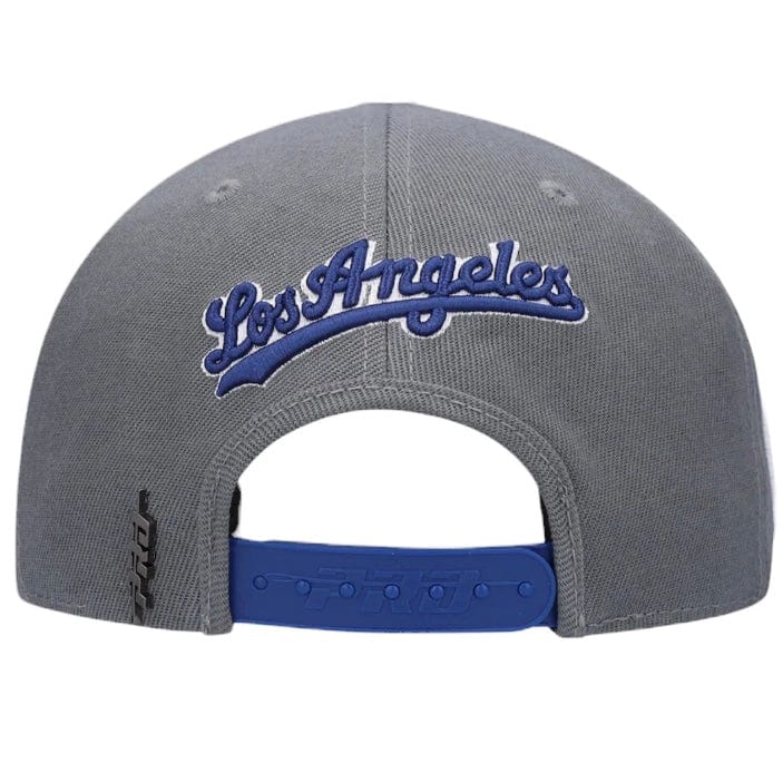 Pro Standard Los Angeles Dodgers Logo Snapback (Gray/Navy) - Image 4