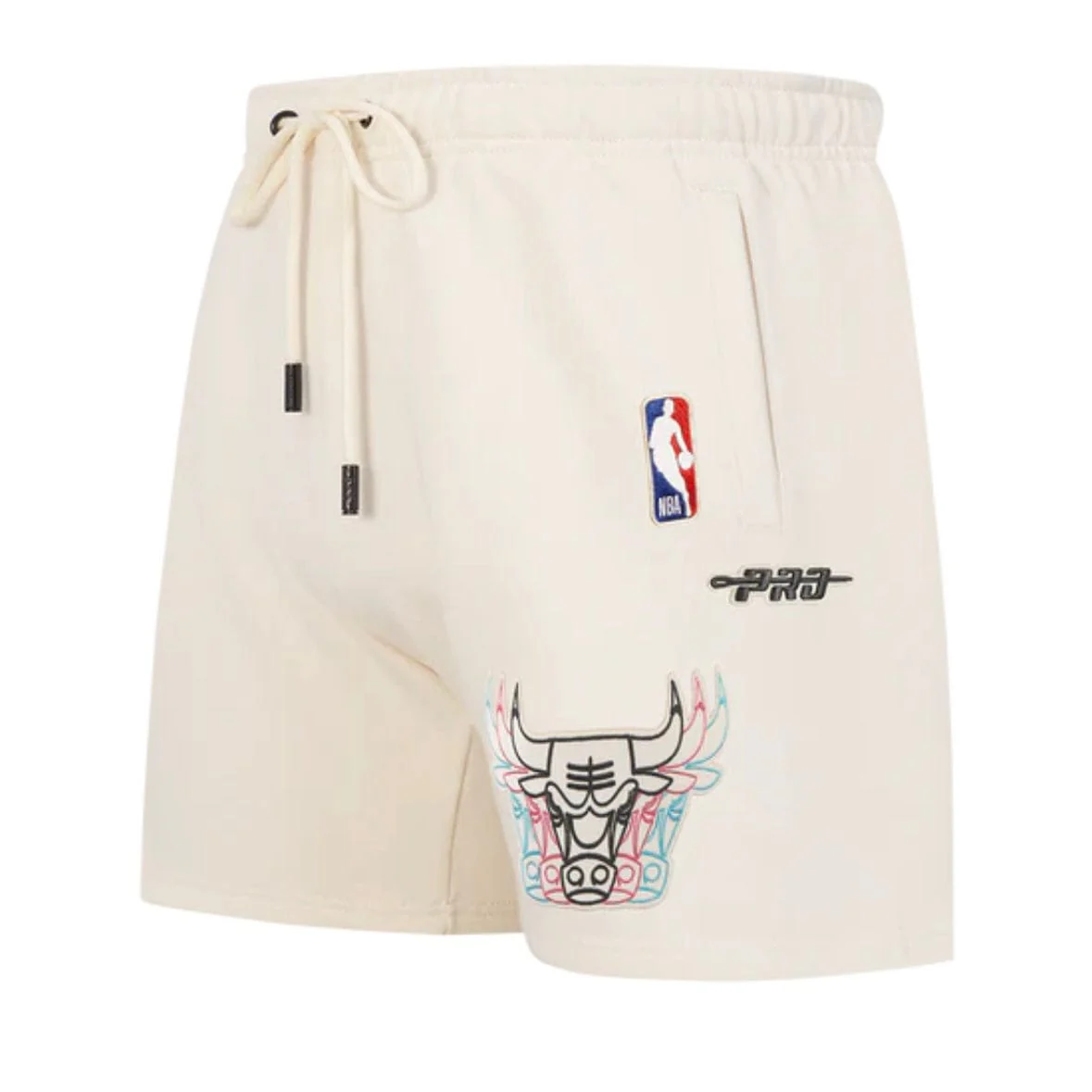 Pro Standard NBA Chicago Bulls Echo Logo Fleece Short (Eggshell)