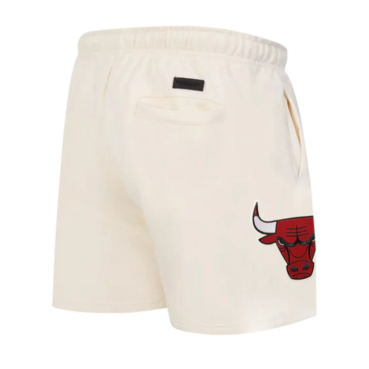 Pro Standard NBA Chicago Bulls Echo Logo Fleece Short (Eggshell) - Image 3