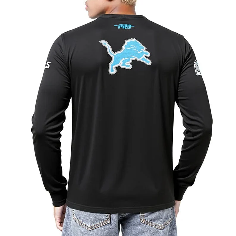 Pro Standard NFL Detroit Lions City Arch Fleece Crewneck (Black) - Image 2