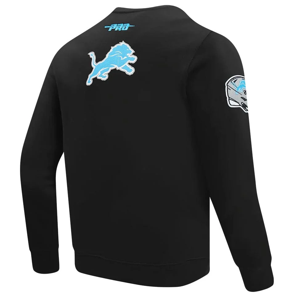 Pro Standard NFL Detroit Lions City Arch Fleece Crewneck (Black) - Image 4