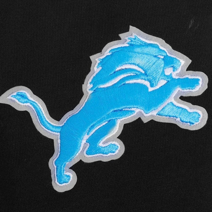 Pro Standard NFL Detroit Lions Souvenir Fleece Pullover Hoodie (Black) - Image 7