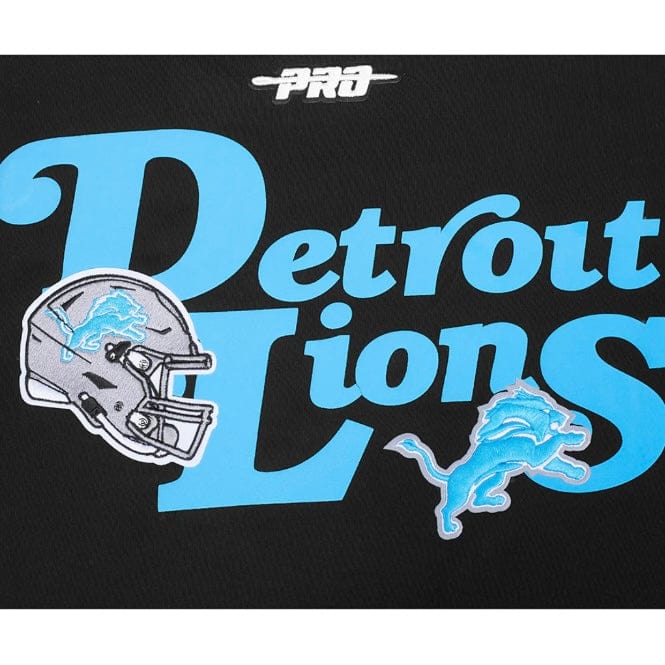 Pro Standard NFL Detroit Lions Souvenir Fleece Pullover Hoodie (Black) - Image 9