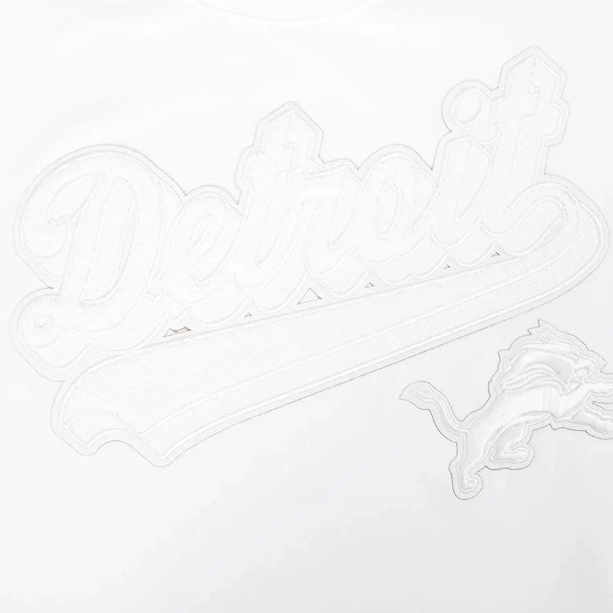 Pro Standard NFL Detroit Lions White Out Single Jersey Tee (White) - Image 5