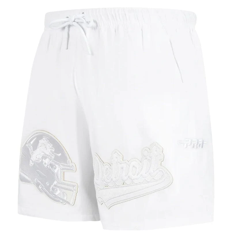 Pro Standard NFL Detroit Lions White Out Woven Short (White) - Image 2