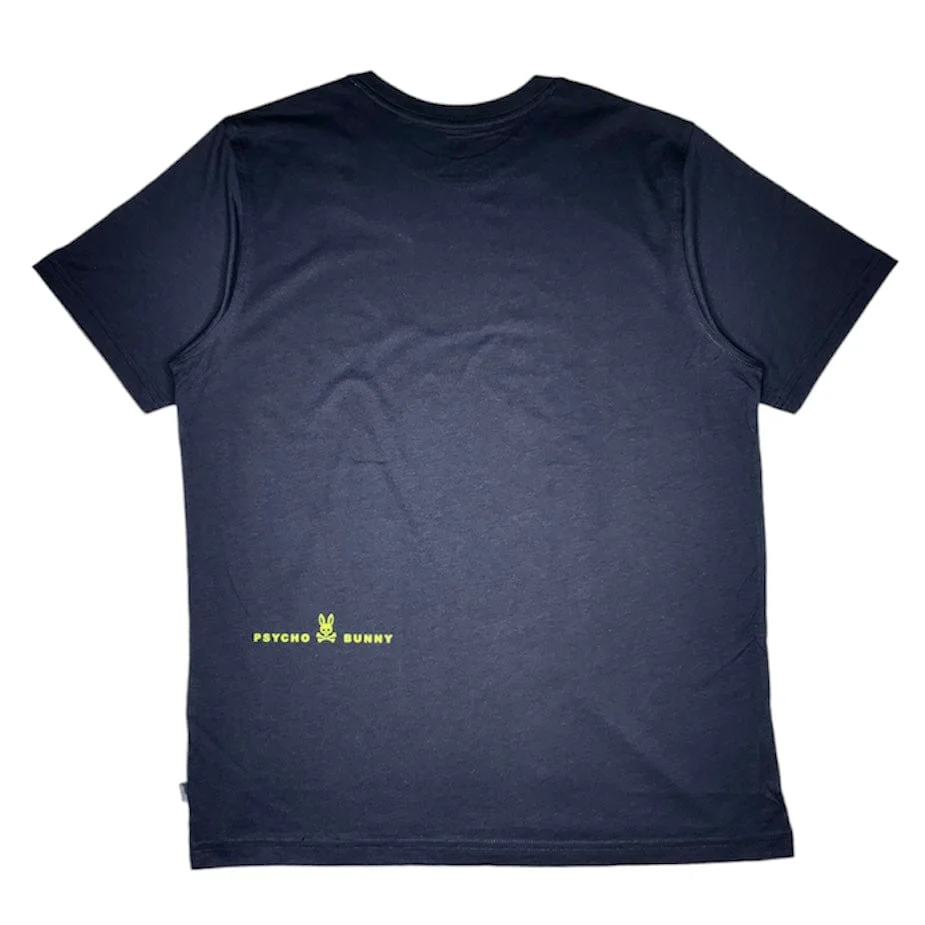 Psycho Bunny Chrystie Graphic Tee (Navy) B6U893U1PC - Image 2