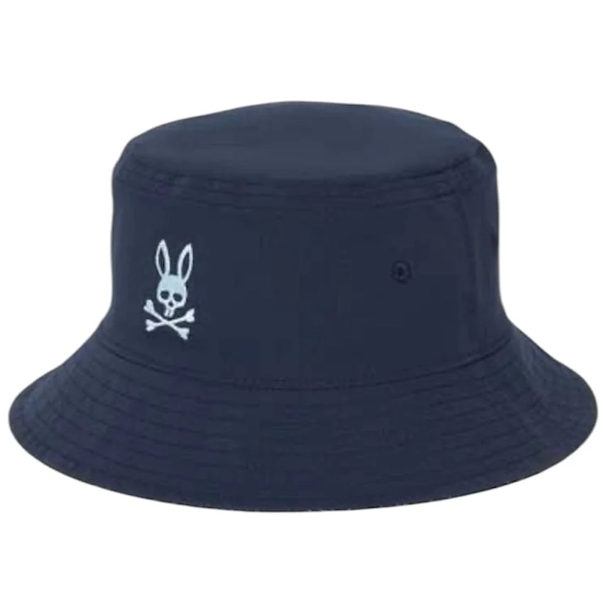 Psycho Bunny Dayton Reversible Bucket Hat (Navy) B6A213Y1HT - Image 2