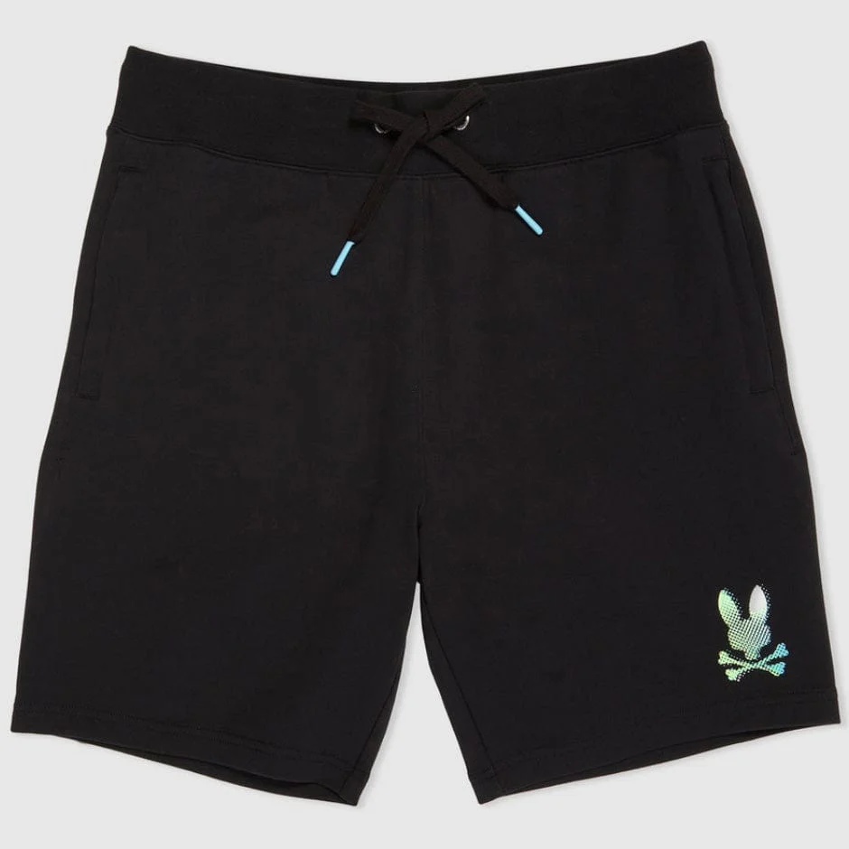 Psycho Bunny Hindes Sweat Shorts (Black) B6R416T1FT - Image 5