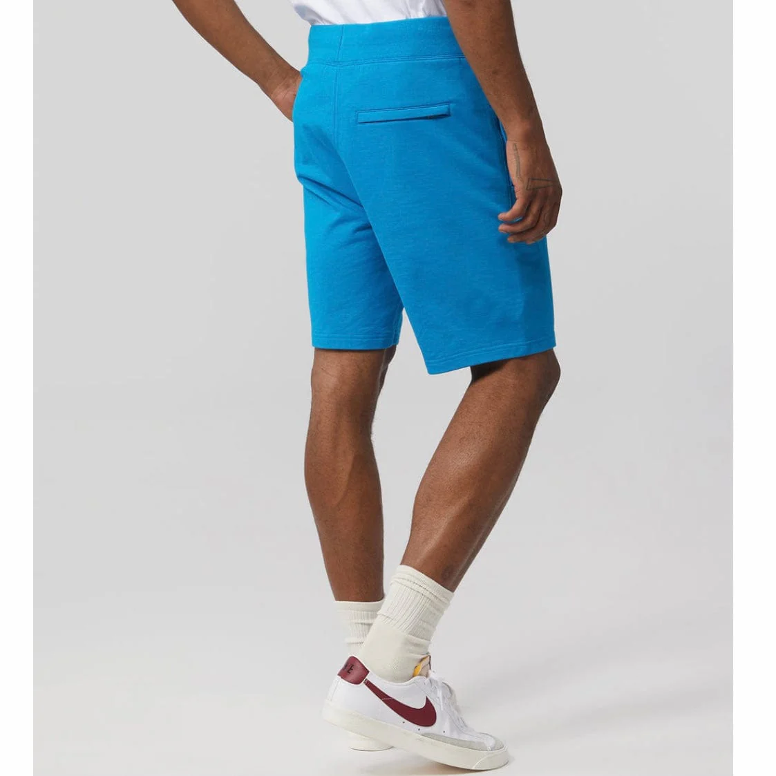 Psycho Bunny Hindes Sweat Shorts (Seaport Blue) B6R416T1FT - Image 3
