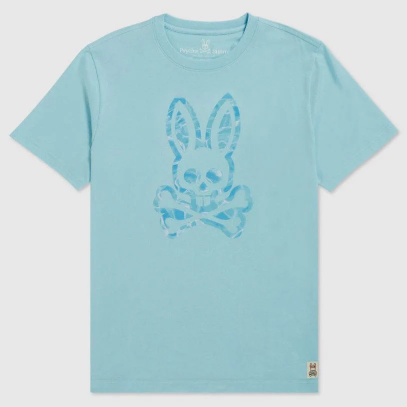 Psycho Bunny Hockham Graphic Tee (Seascape) B6U262P1PC - Image 5