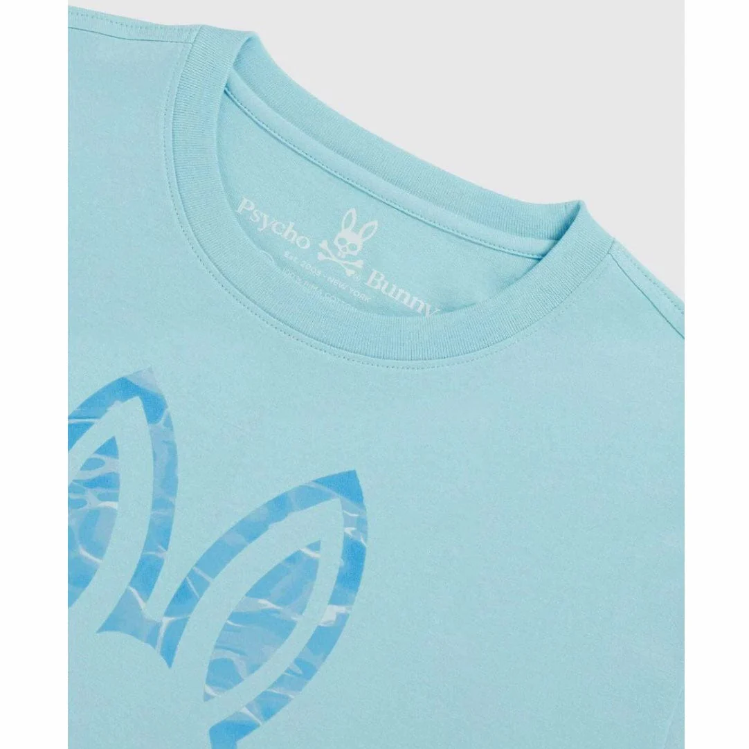 Psycho Bunny Hockham Graphic Tee (Seascape) B6U262P1PC - Image 6