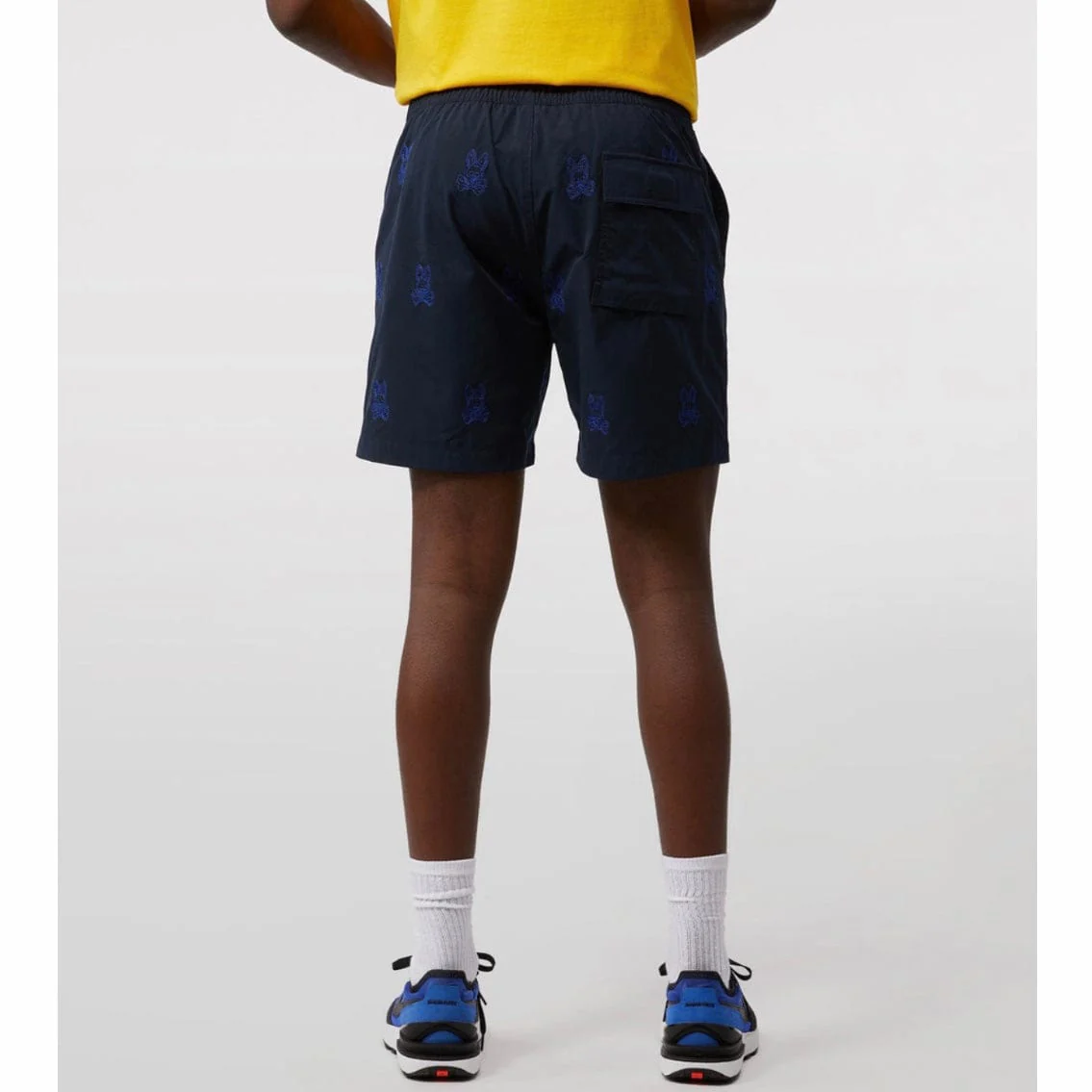 Psycho Bunny Larkin Swim Shorts (Navy) B6W514T1PO - Image 4