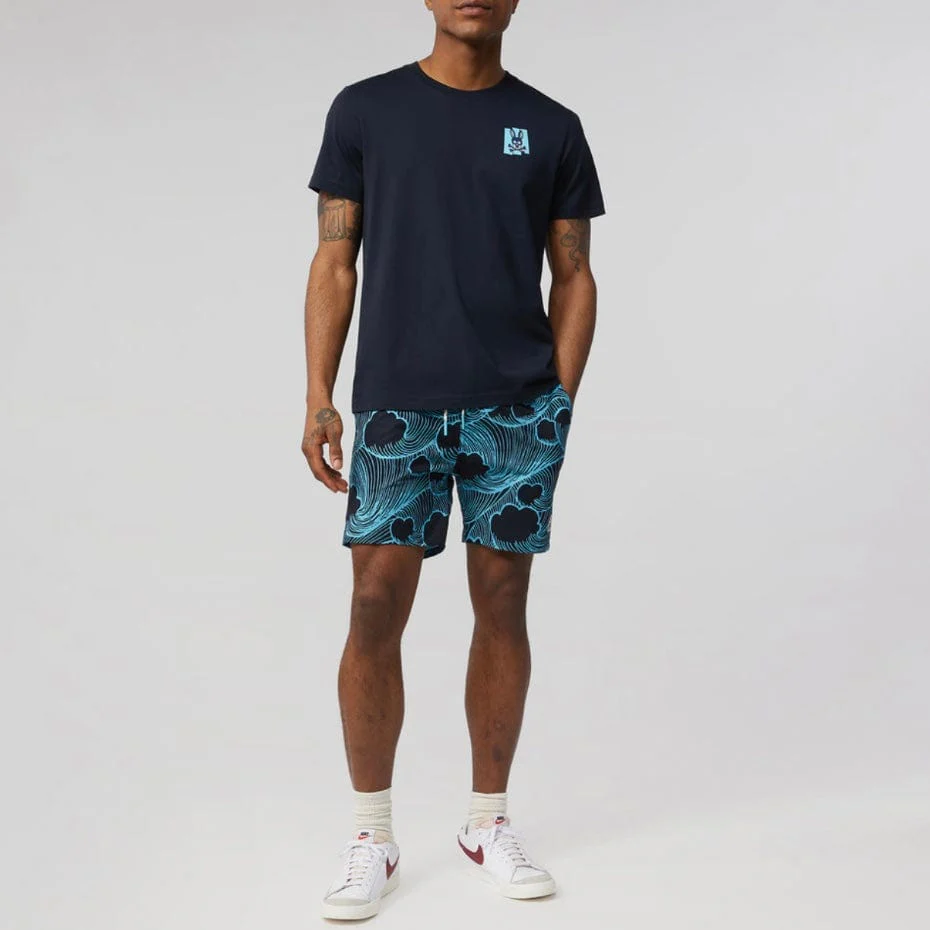 Psycho Bunny Thames Swim Shorts (Navy) B6W430T1PO - Image 4