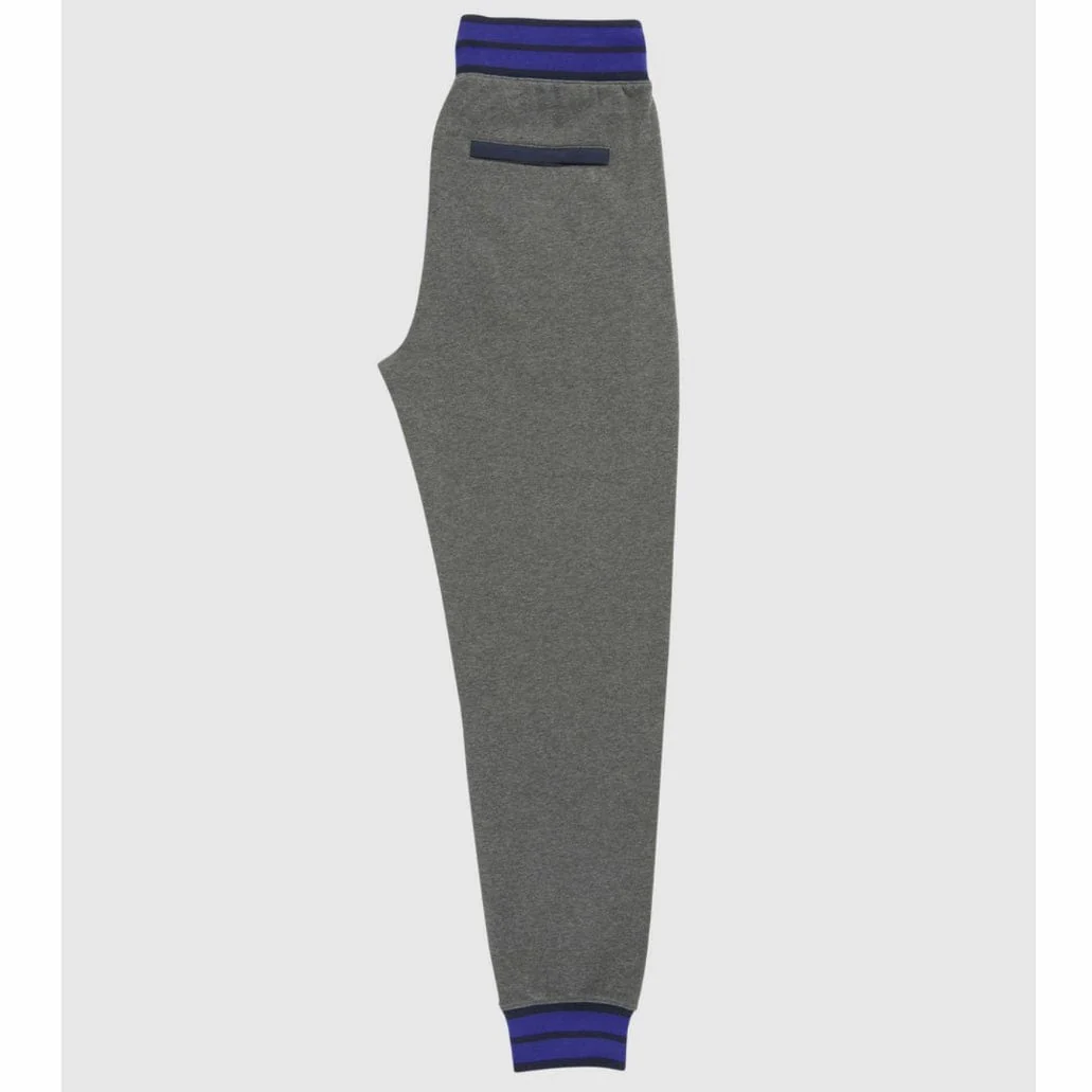 Psycho Bunny Warwick Colorblock Logo Pants (Heather Storm) B6P112Q1FT - Image 6