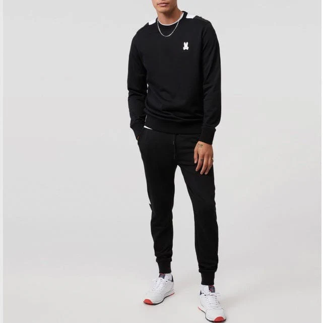 Psycho Bunny Wilkes Sweatshirt (Black) B6S259W1FT - Image 4