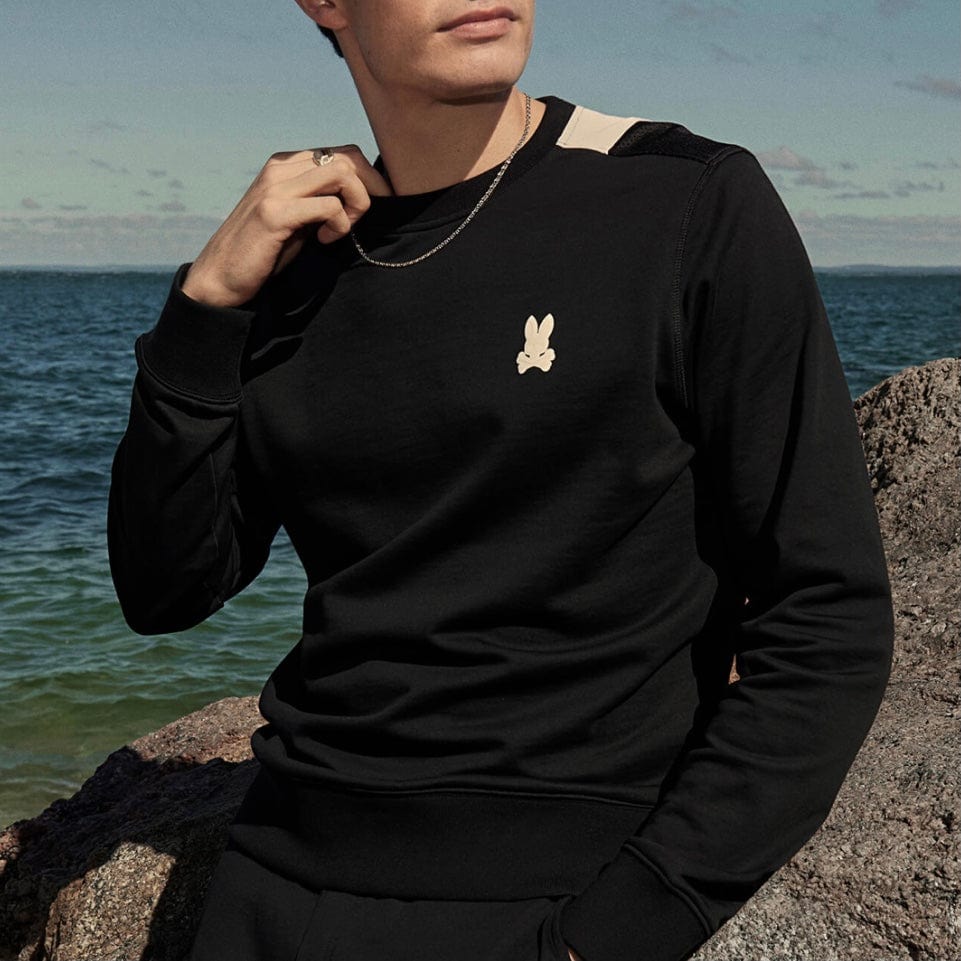 Psycho Bunny Wilkes Sweatshirt (Black) B6S259W1FT - Image 5