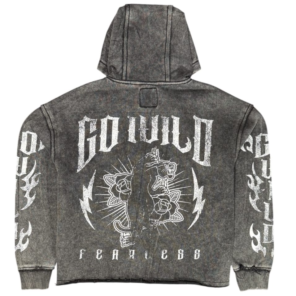 Publik Panther Patch Hoodie (Shadow) KF2588 - Image 2