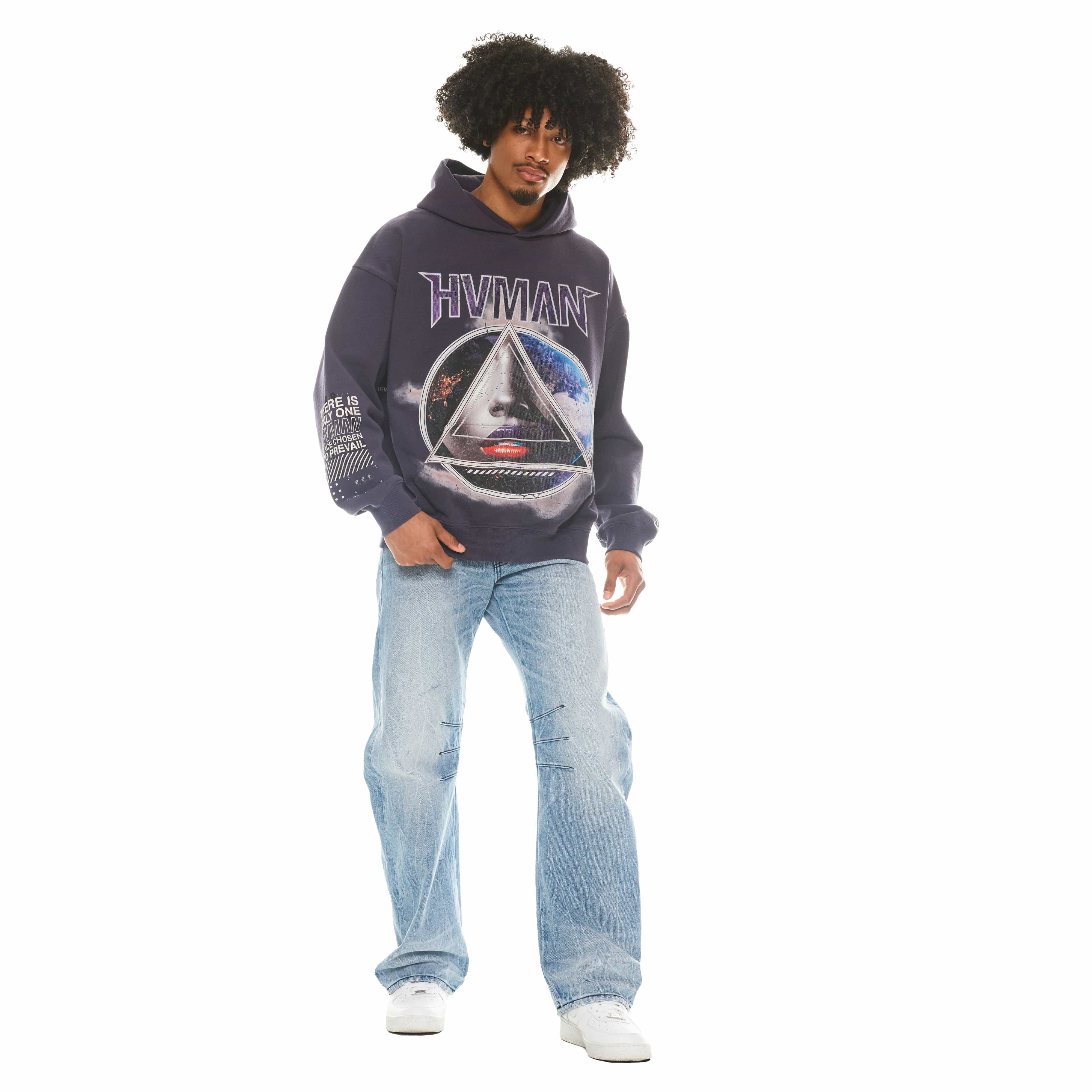 PULLOVER SWEATSHIRT IN PARACHUTE PURPLE - Image 3