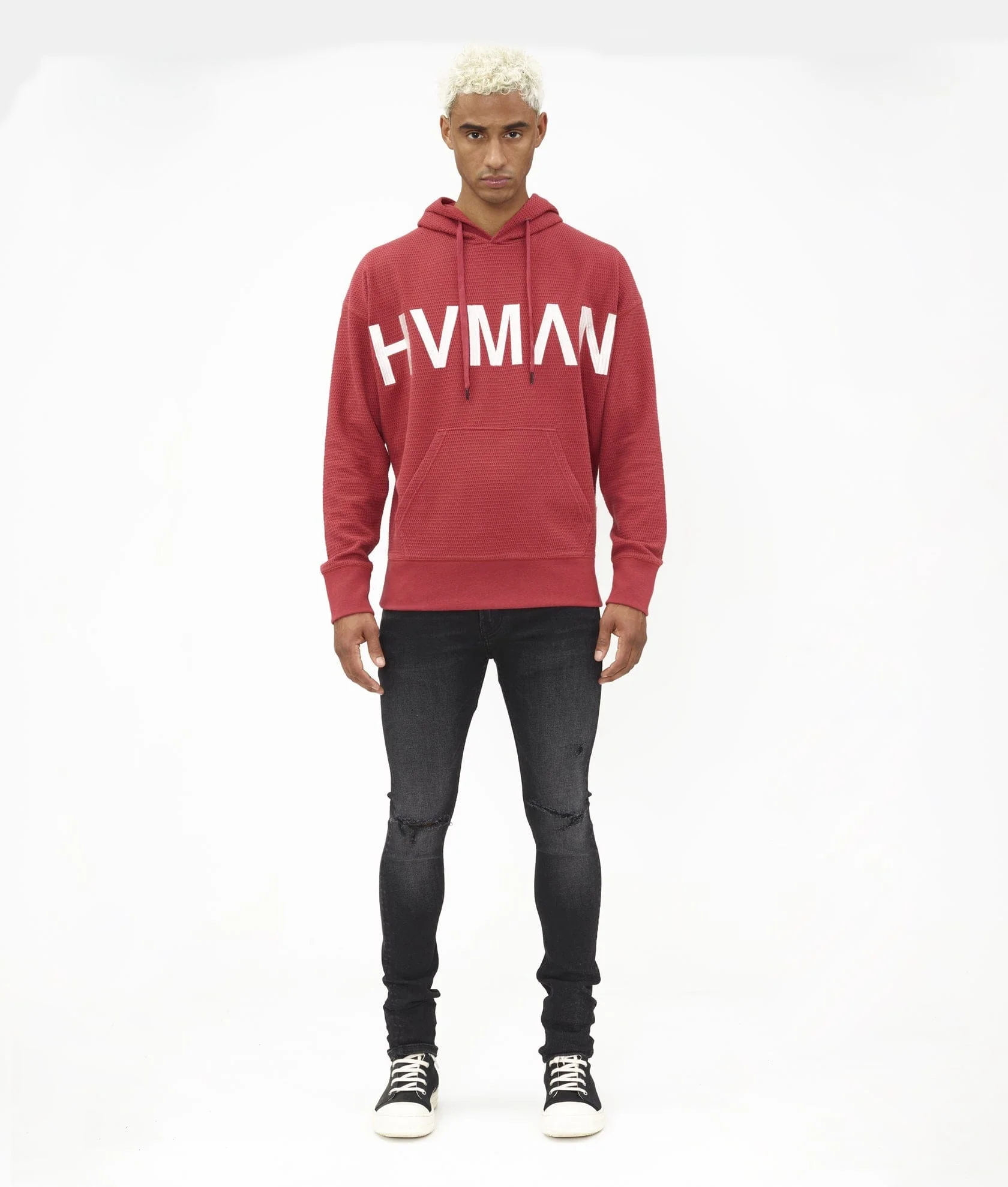 PULLOVER SWEATSHIRT IN ROSEWOOD - Image 3