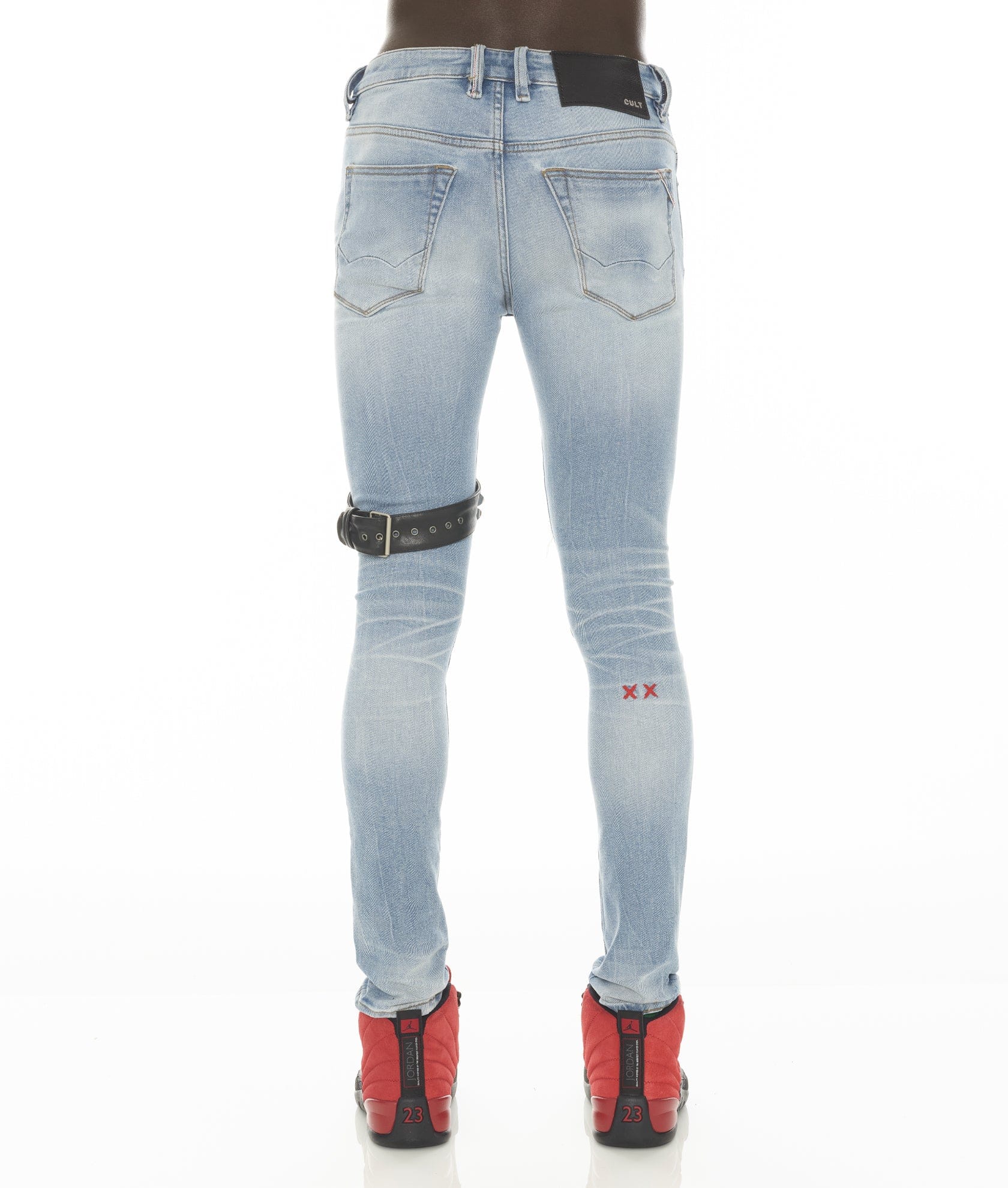 PUNK SUPER SKINNY 220 STUD MOTLEY CRUE IN CRUE - Image 2