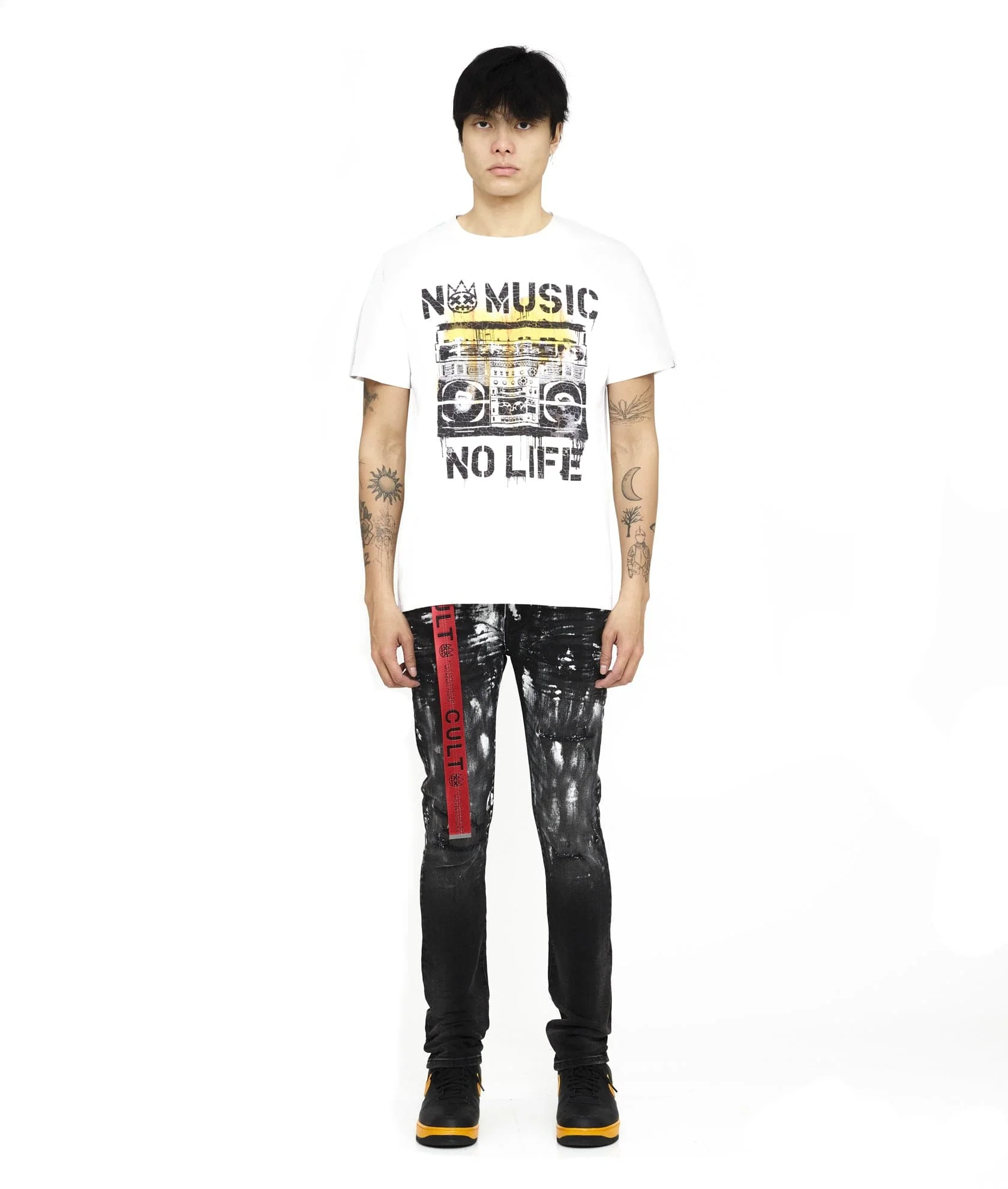 PUNK SUPER SKINNY BELTED IN PAIN - Image 3