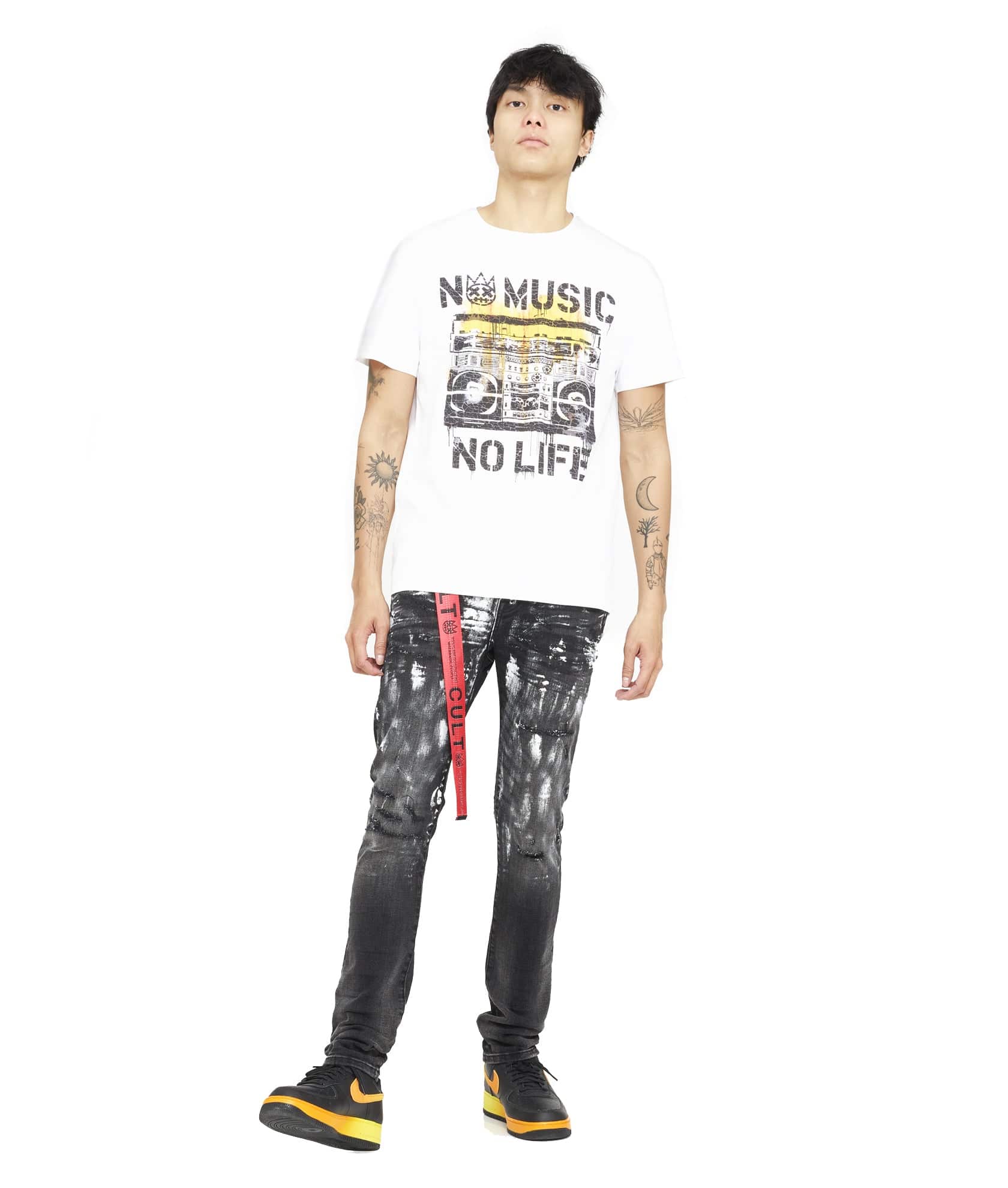 PUNK SUPER SKINNY BELTED IN PAIN - Image 4