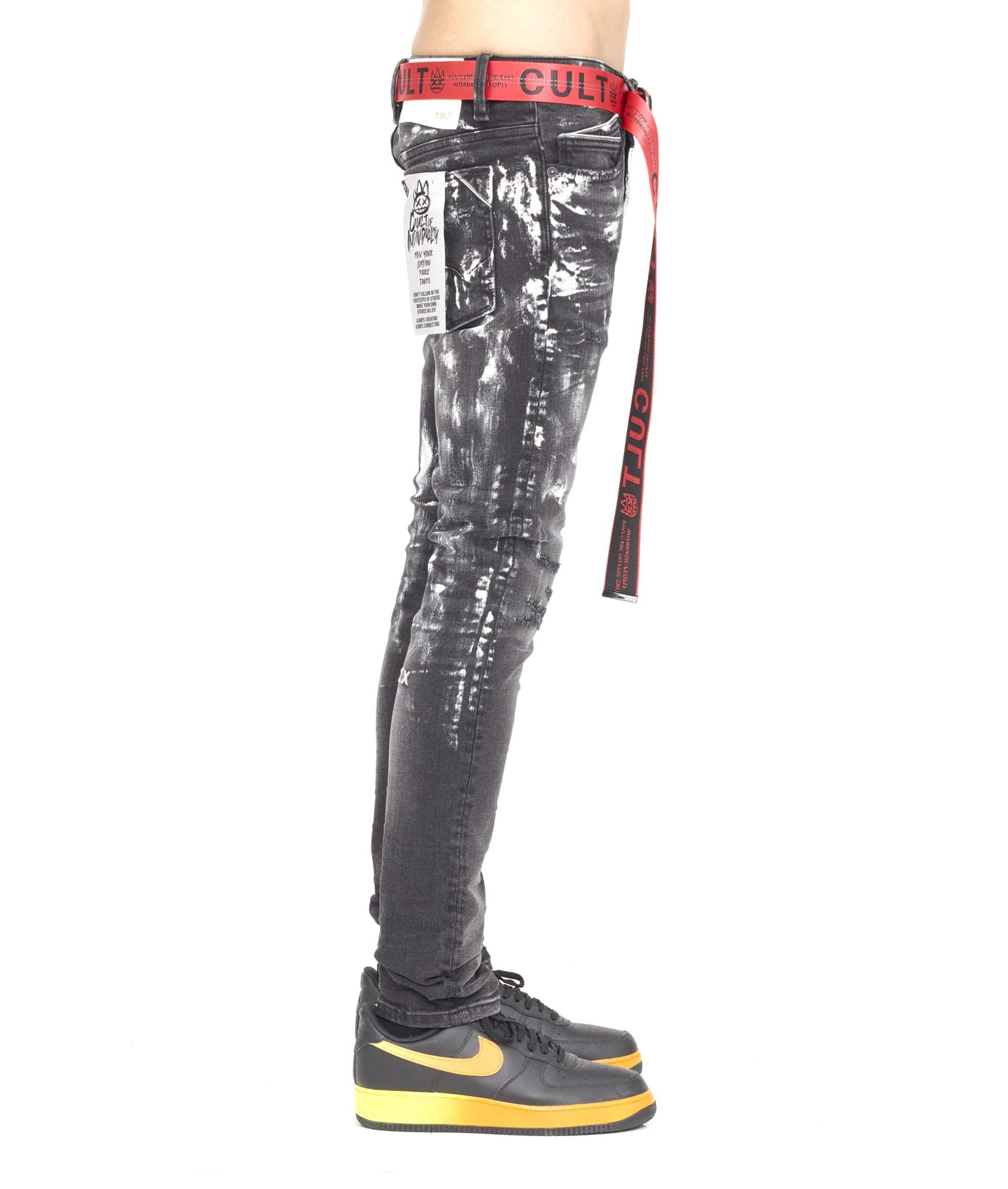 PUNK SUPER SKINNY BELTED IN PAIN - Image 5