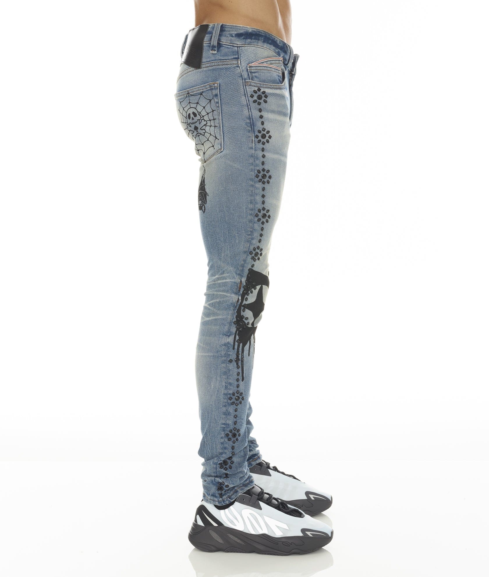 PUNK SUPER SKINNY IN ACID LUCKY BASTARD - Image 2