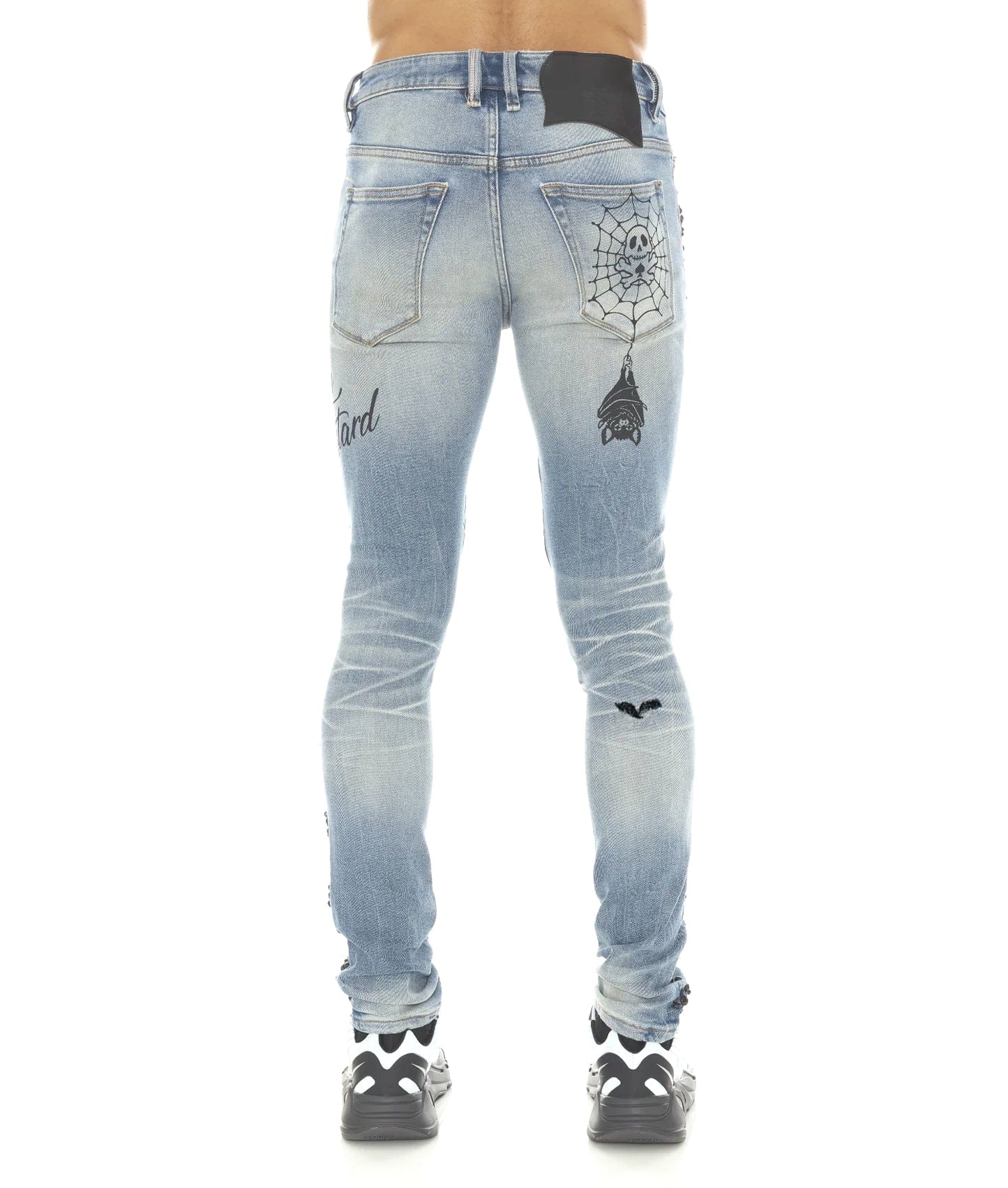 PUNK SUPER SKINNY IN ACID LUCKY BASTARD - Image 3
