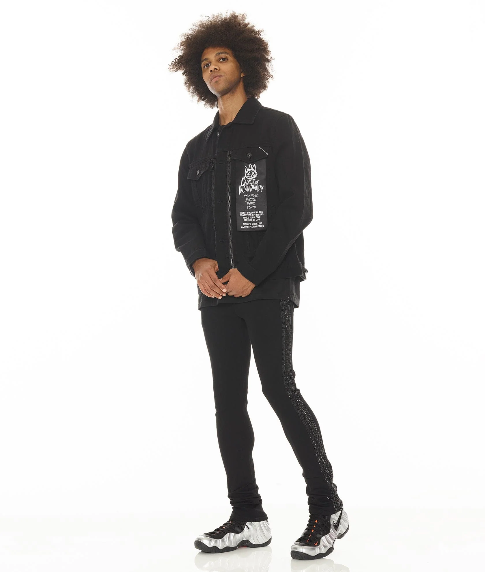 PUNK SUPER SKINNY IN CRYSTAL - Image 4