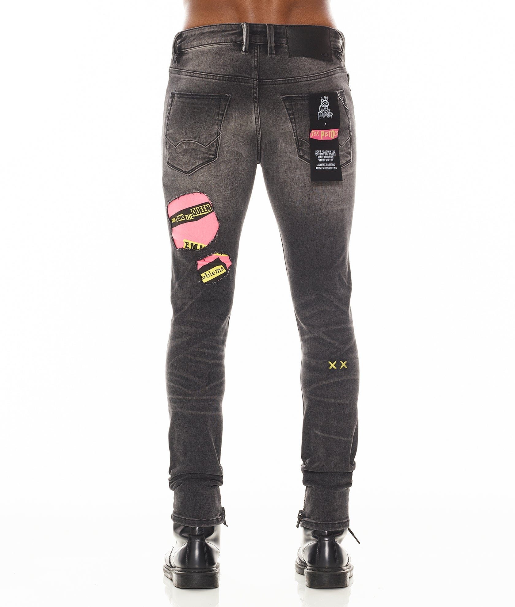 PUNK SUPER SKINNY "SEX PISTOLS" IN BOLLOCKS - Image 2