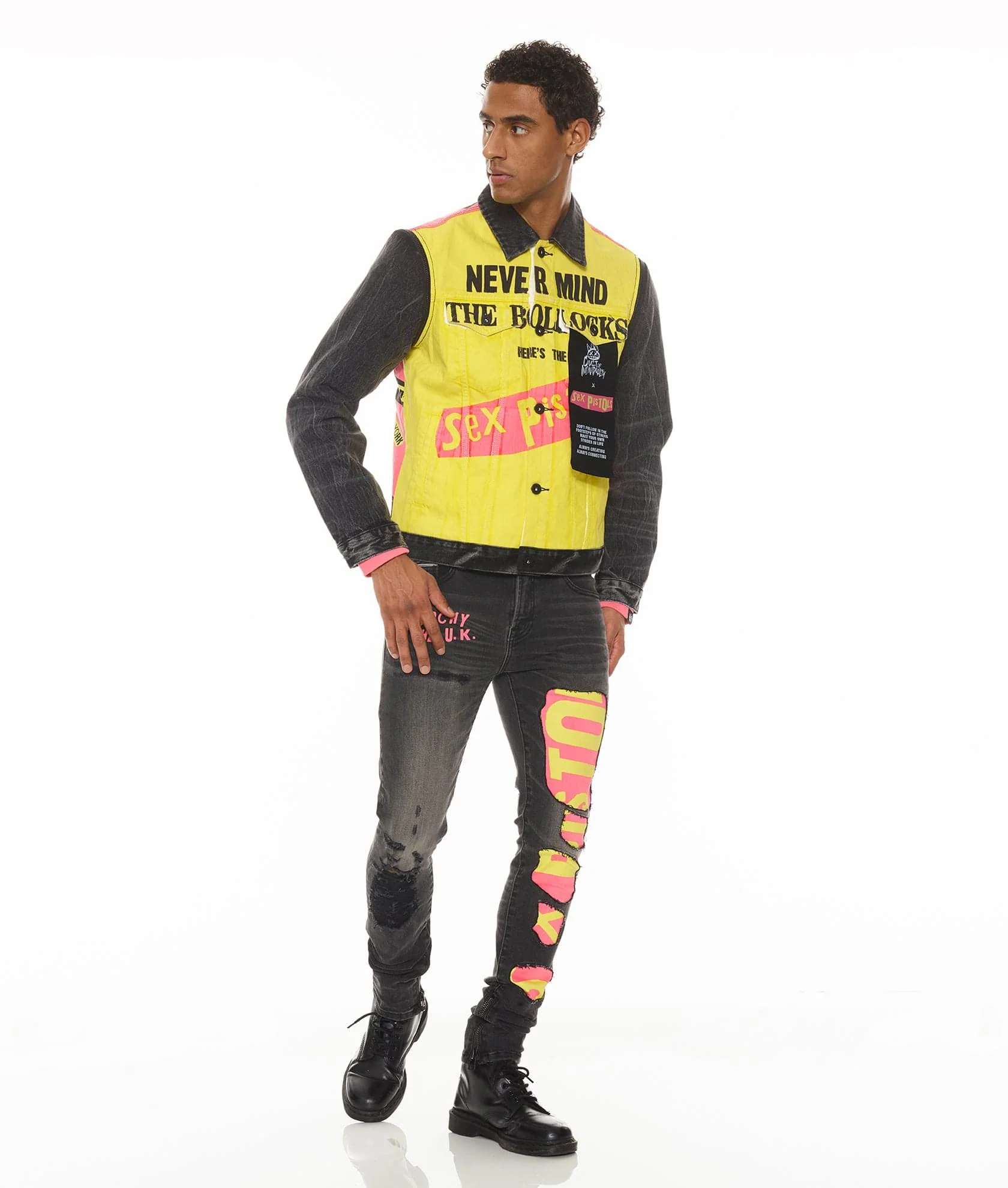 PUNK SUPER SKINNY "SEX PISTOLS" IN BOLLOCKS - Image 4