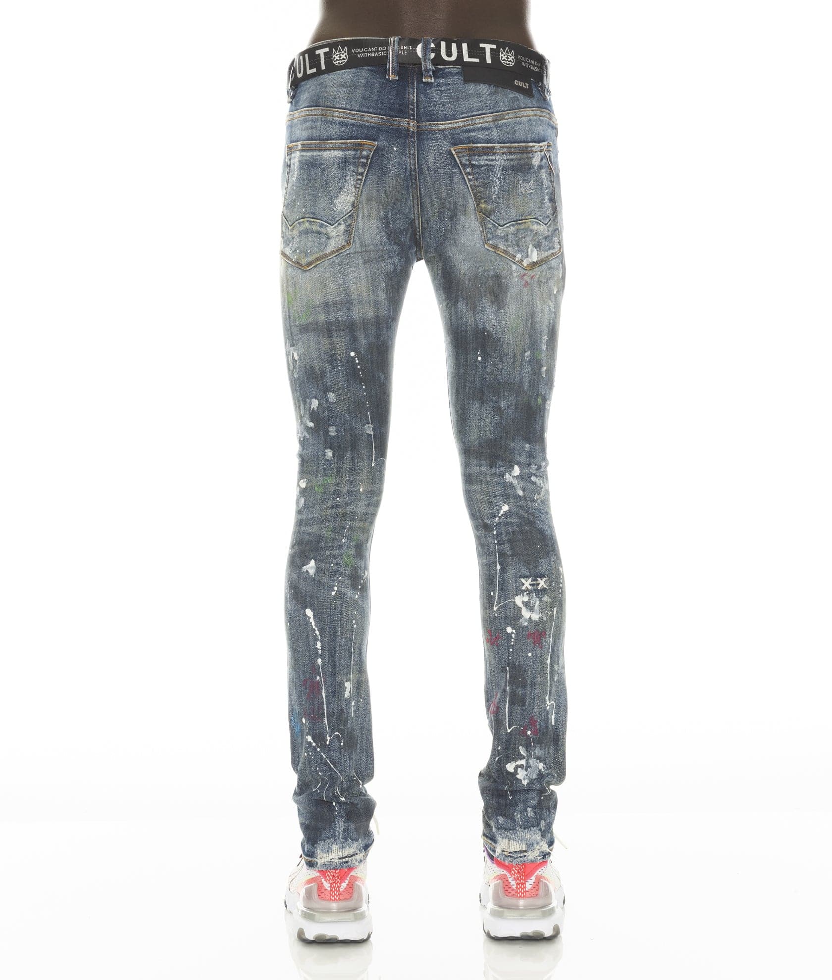 PUNK SUPER SKINNY STRETCH w/ACAI BELT IN CHAOS - Image 2