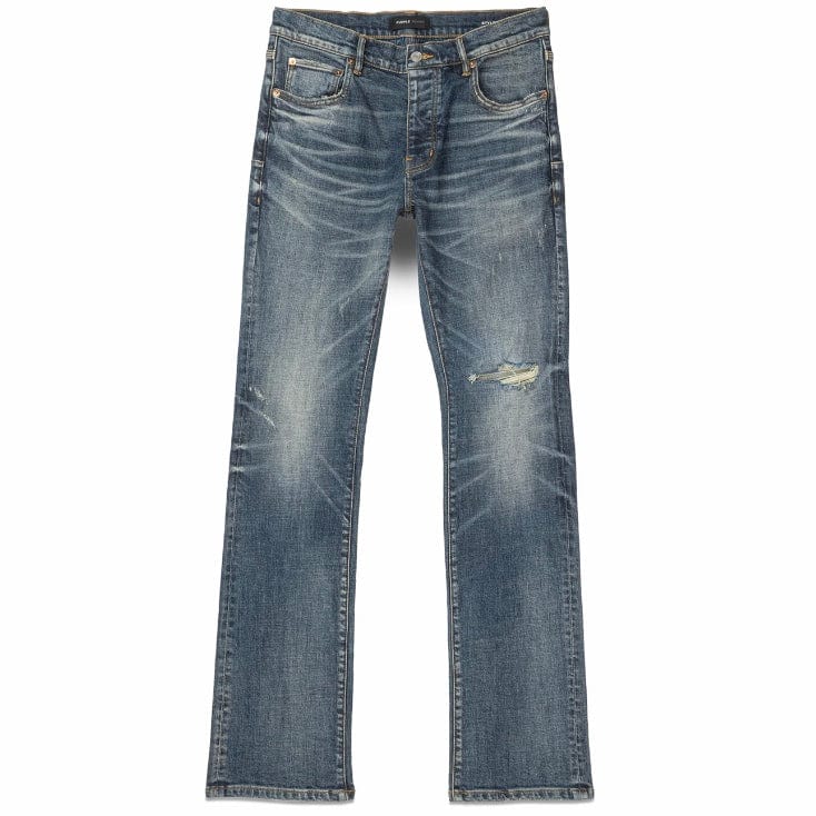 Purple Brand 1 Year Fade Flare Denim (Dark Indigo) P004-OYFD124 - Image 4