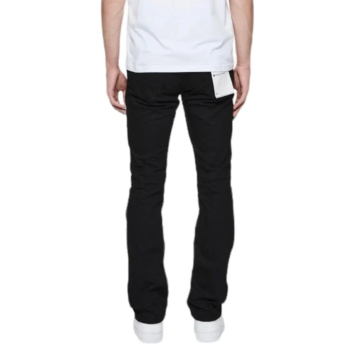 Purple Brand Black Raw Flare Denim (Black) P004-BLKR823 - Image 2