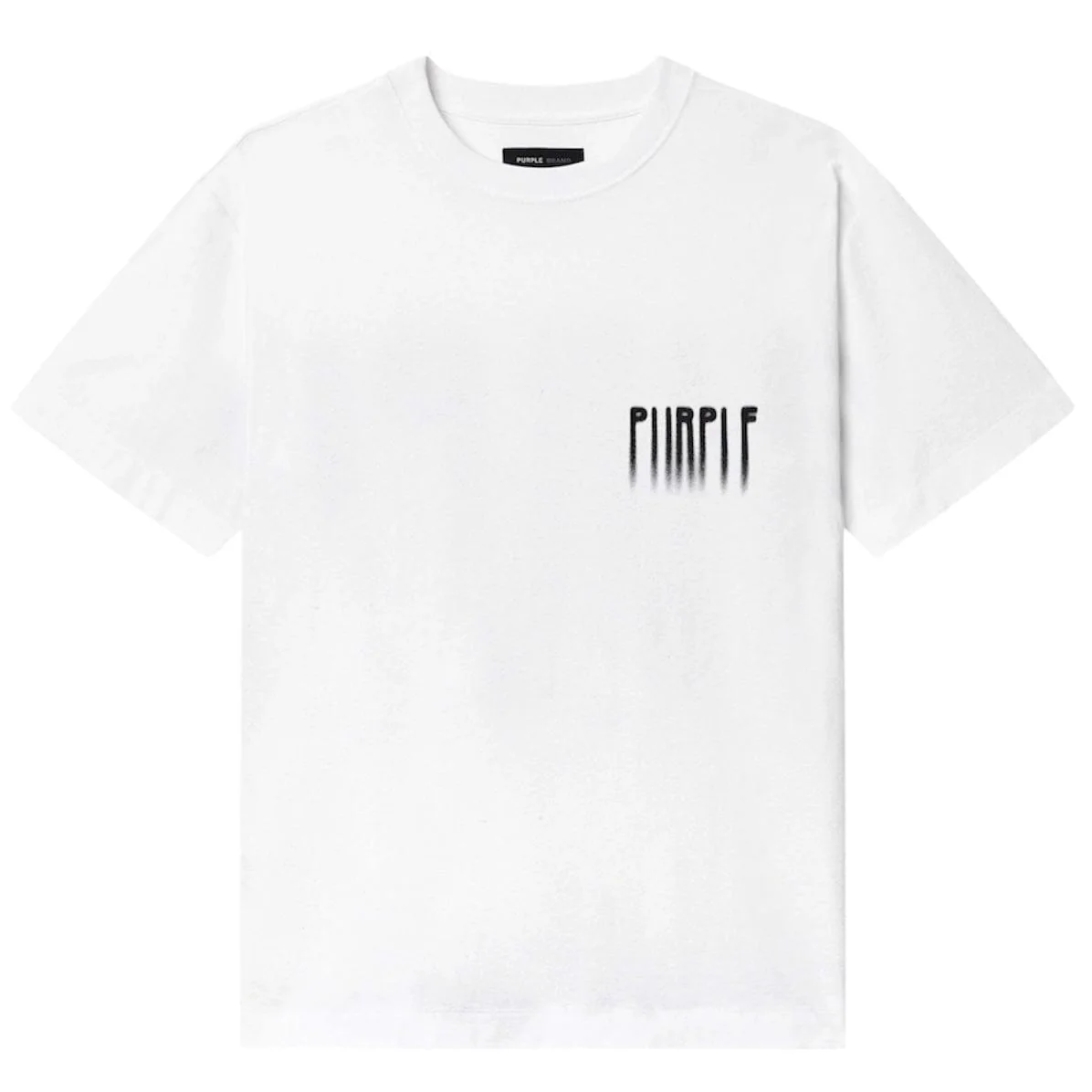 Purple Brand Blurred Tee (Brilliant White) P104-TBWB325 - Image 4