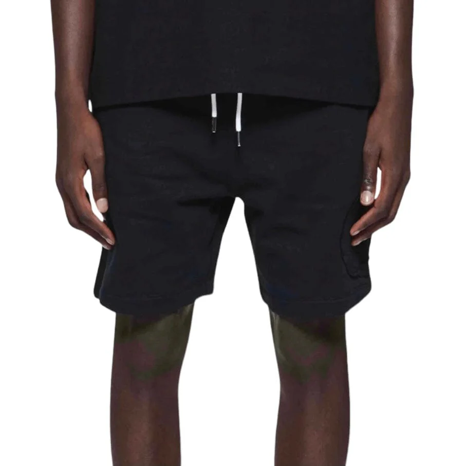 Purple Brand Crest Terry Sweatshort (Black Beauty) P446-FCBB324