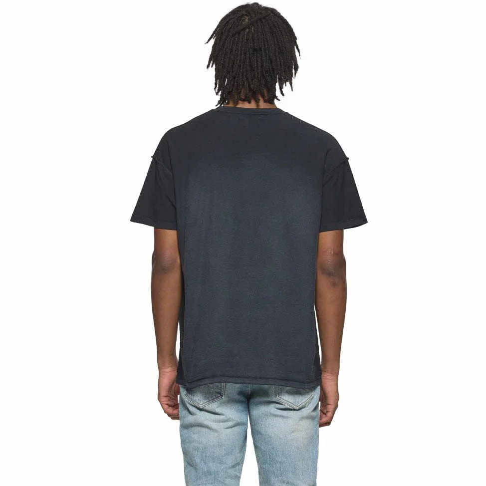Purple Brand Double Trouble Inside Out Tee (Washed Black) P101-JBDT424 - Image 2