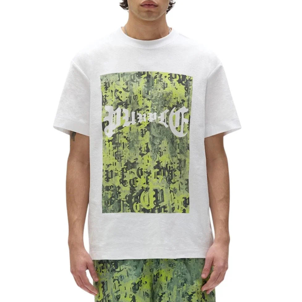 Purple Brand Gothic Camo Tee (Brilliant White) P104-TWGC325