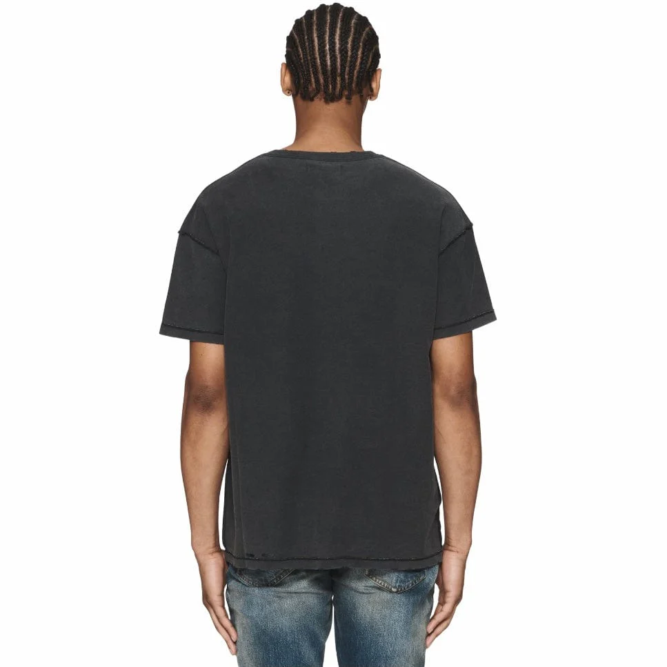 Purple Brand Inside Out SS Fight Washed Black Beauty Tee (Black) P101-JFBB224 - Image 2